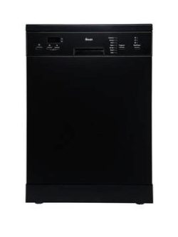 Swan Sdw7070B 14 Place Setting Fullsize Freestanding Dishwasher - Black